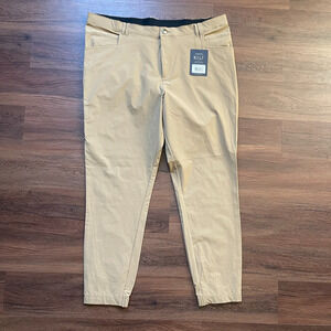 BYLT Ace Jogger Pants Mens 40 Tan Stretch Tapered Chino New
